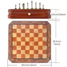 High-end chess set, 30.5 cm / 12-inch board